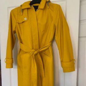 Talbots Petite Yellow Rain Slicker